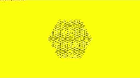 Advent of Code 2020 - Day 24 visualization