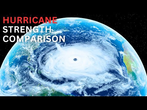 HURRICANE Size And Strength Comparison | SHOCKING ENDING | 4K 3D animation