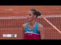 Karolína Plíšková - Maria Sakkari - 16/05/2018 - WTA Rome - Deciding Moment/Point