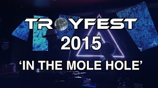 Troyfest 2015 &#39;In The Mole Hole&#39; - Indo Visuals - Projection &amp; LED Mapping Madmapper max/msp abelton