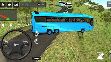 Euro Bus Driving Game Public Transportation 2024 -  Indonesia Bus Simulator Android Gameplay #1654