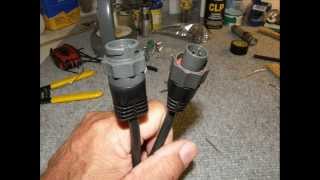 boat transducer wiresplice