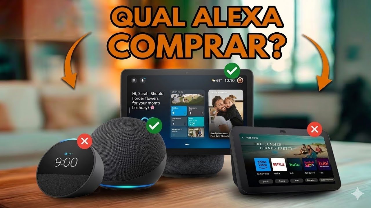 Qual a MELHOR ALEXA para comprar em 2026. DOT MAX, SHOW 8 E SHOW 11. # ...