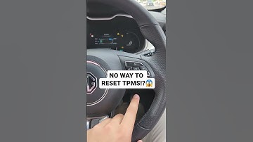 On our 1 week long test of the MG ZS EV we failed to figure out a way to manually reset the #TPMS!