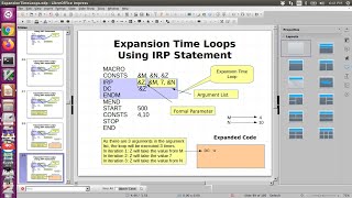 Expansion Time Loops
