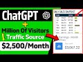 ChatGPT • Millions Of Visitors Every Month Traffic Source • Affiliate Marketing | Technical Berwal