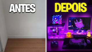 A ÚLTIMA REFORMA DO MEU QUARTO GAMER! 🔥 (PROJETO SETUP NO AP)