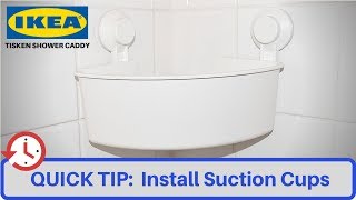 Quick Tip Install Ikea Tisken Silicone Douchecaddy
