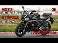 Прохождение поворотов. Алиса и Yamaha r3. Мотосопровождение.