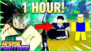 The FASTEST Noob To PRO + Spending $9,000+ ROBUX In Anime Fighters!