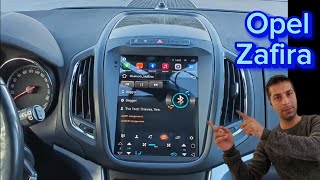 Opel Zafira Tourer C Android Radio تركيب راديو اندرويد لسيارة اوبل زافيرا سي