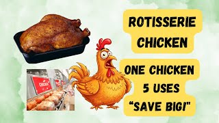 The Smart Way to Use One Rotisserie Chicken
