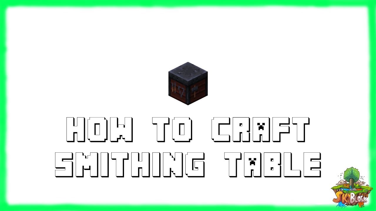 Minecraft 1.16.5: How to Craft Smithing Table! (2021 ...