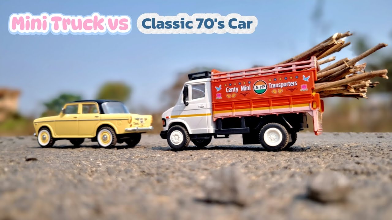 Tata 407 truck transport bamboo ,4×4 rc car pulling 70's Mini centy Cars | RC cars, Mini centy car 