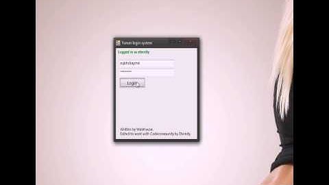 [Visual Basic.NET] Forum Login system