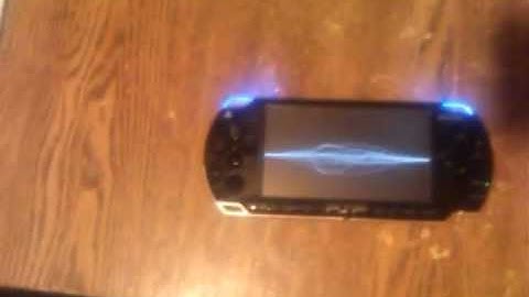 PSP slim Sound Reactive LED Mod