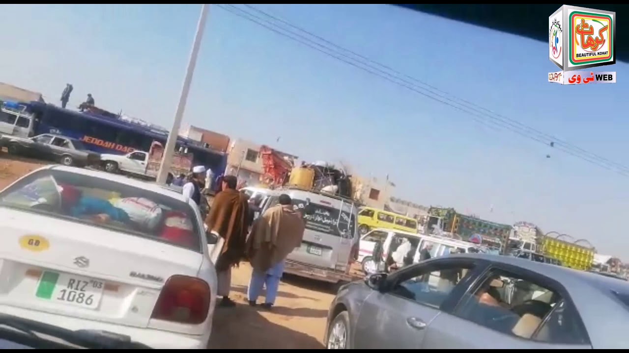 hangul words Kohat Lachi Indus Highway Road Block