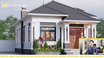 Từ 900tr với NHÀ VƯỜN 1 tầng đầy đủ 3 PHÒNG NGỦ do MAXHOME thi công trọn gói | MH01913