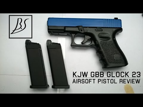 فيديو: Glock 23 بواسطة KJ Works Review