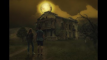 Alone and Old House  | Photoshop Manipulation Tutorial |