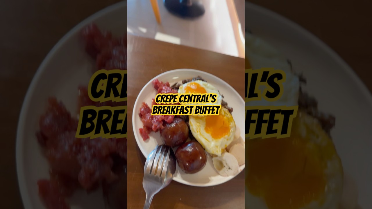 Another buffet that’s always full in the mornings 