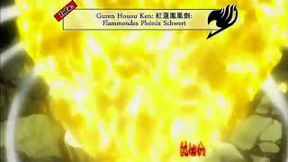 Fairy Tail Natsu Dragneel- Metsuryuu Ougi: "Shiranui Gata" Guren Houou Ken