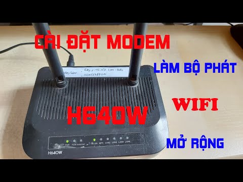 Video Cài đặt Modem DASAN H640W làm bộ phát wifi mở rộng |... - youtube