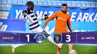 Kasımpaşa - M. Başakşehir (1-3) Highlights\/Özet | Spor Toto Süper Lig - 2022\/23