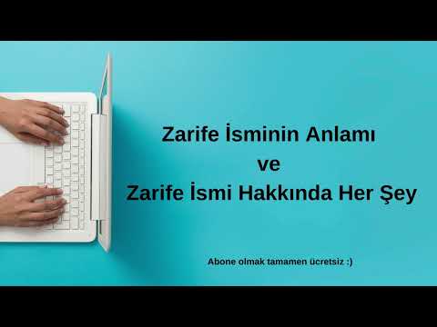 Zarife isminin anlamı