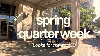 A Week in My Life: UC Davis Spring Quarter (Commuter Edition)