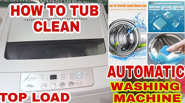 HOW TO TUB CLEAN | SHARP | TOP LOAD AUTOMATIC WASHING MACHINE