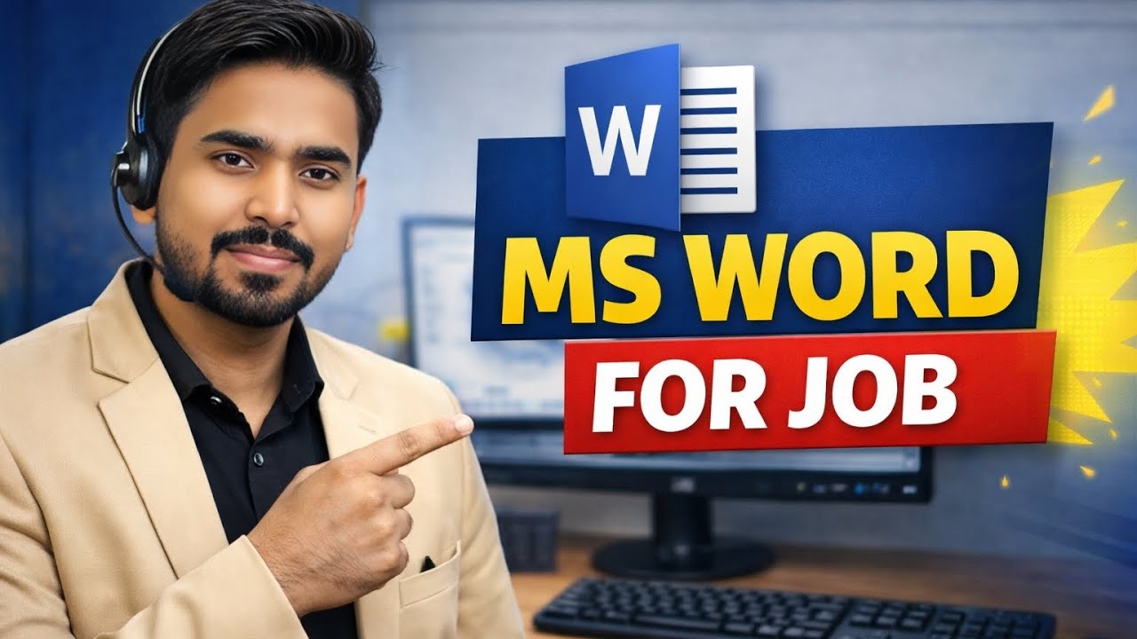 MS Word Resume for Fresher | Job Resume Kaise Banaye | Hindi