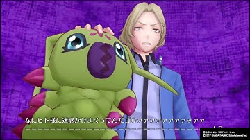 Getting mad at Ryuji. Digimon Hacker