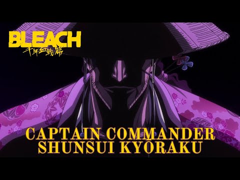 Bleach Thousand Year Blood War Captain Commander Shunsui Kyōraku Theme