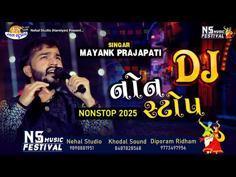 Mayank Prajapati l Nonstop Garba 2025 Ns Music Festival