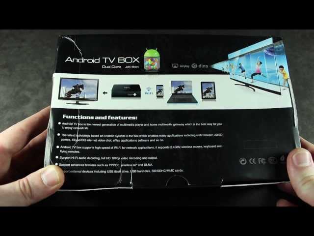 MX Android 4.2.1 TV Box Unboxing - YouTube