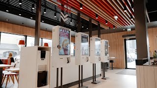 Self-Service Payment Stations at KFC Restaurants