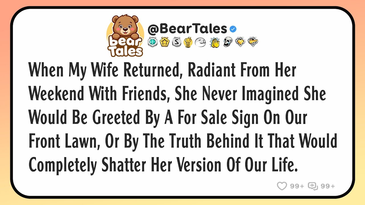 When my wife returned, radiant from her weekend with friends, she never imagined she would be...