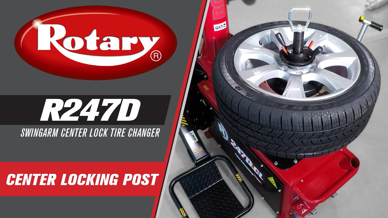 Rotary R247D Tire Changer: Center Locking