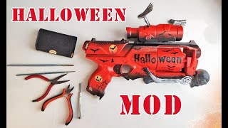 Halloween NERF Mod / Strongarm в стиле тыквы