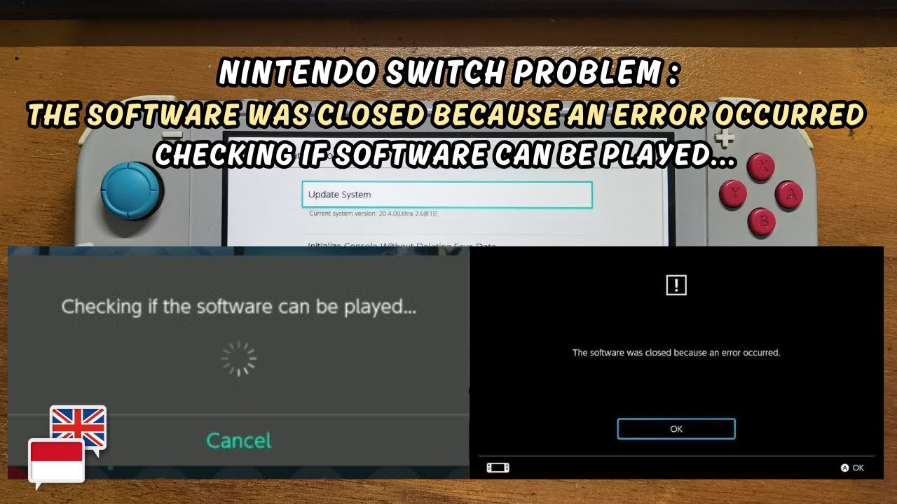 The Software Was Closed Because An Error Occurred. Solution On Nintendo Switch CFW. Tutorial