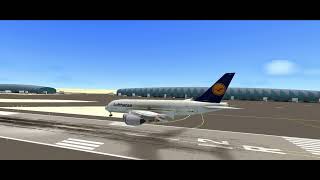 Lufthansa  a380 landing soft touch #lufthansa #landing #airbus #a380 screenshot 2