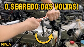 Aperto de VELAS SEM TORQUÍMETRO: Quantas voltas dar depois do encosto?