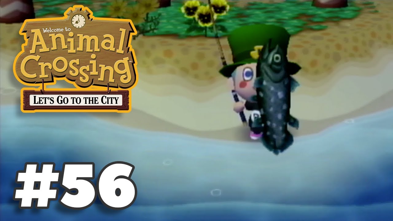 Animal Crossing City Folk Rainy Day Fishing (Let's Play Ep