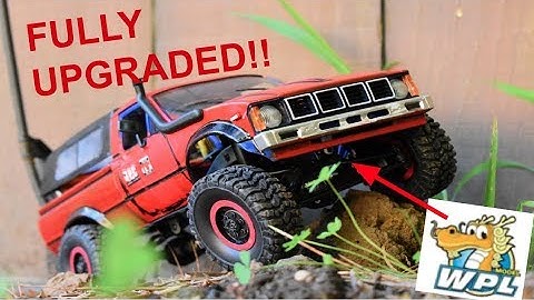 Fully Upgraded WPL C24 Pickup Truck First Test!