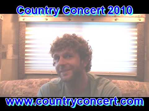 Billy Currington on Country Concert 2010, July 9th...