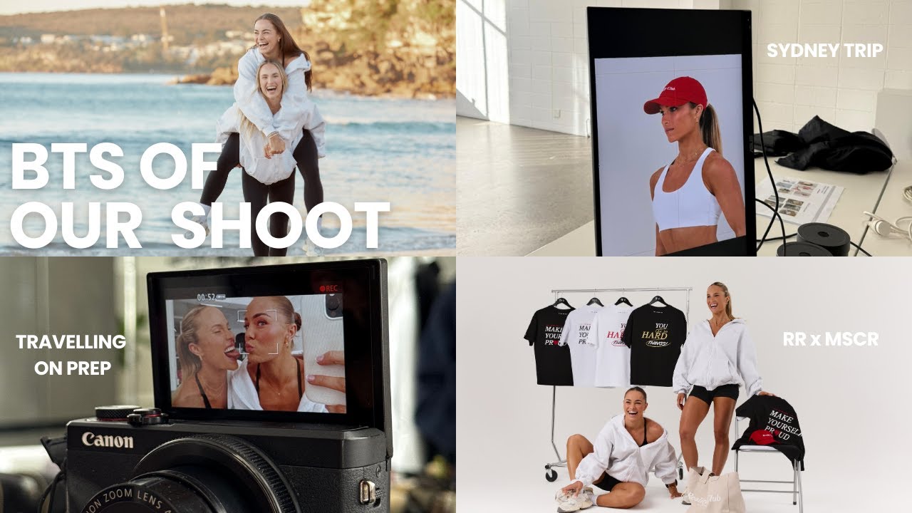 VLOG | BTS OF OUR SHOOT (RR x MSCR) - I felt hungover after