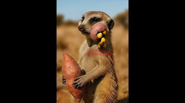 A sparrow saves a meerkat from an insect | An incredible rescue!