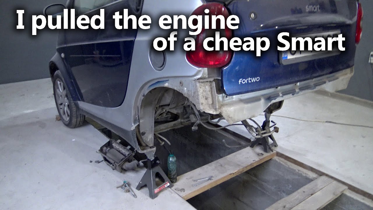 I pulled the engine of a cheap Smart car - and it was worse than i expected