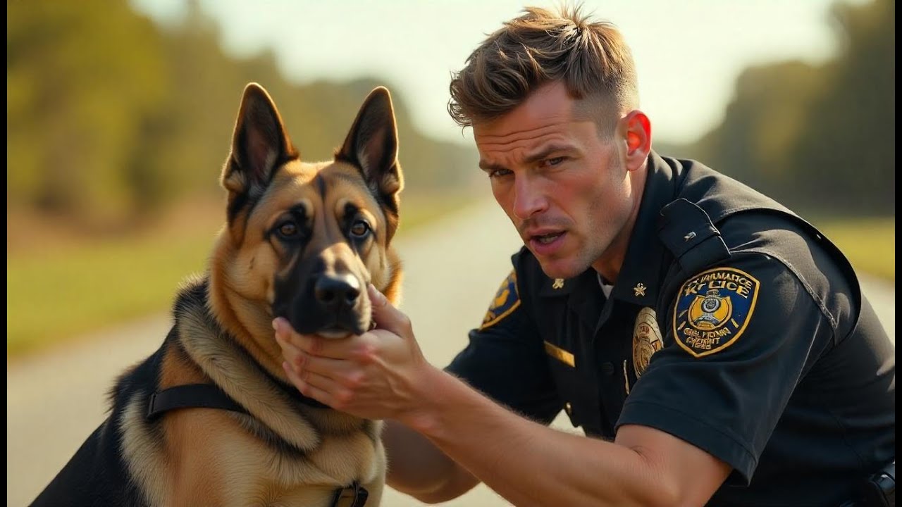 Police Rush To Save German Shepherd From Python, What The Other Dog Did Was Shocking!